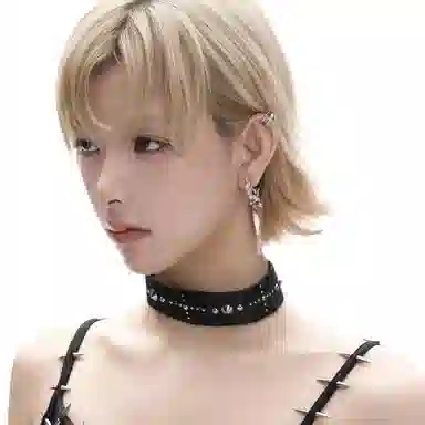 SUMIYAKI Phantom Spear Punk Stud Pearl Earrings S925 Silver