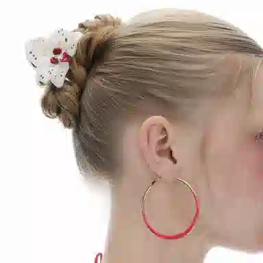 SUMIYAKI Butterfly Orchid Resin Hair Clip Good Luck Glaze