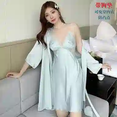 潞优野 带胸垫纯欲风舒适亲肤睡衣套装 女款