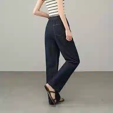 潞优野 舒适薄款阔腿天丝牛仔裤 女款