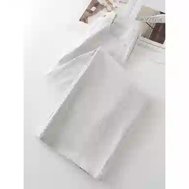 潞优野 时尚舒适百搭牛仔裤 女款 白色