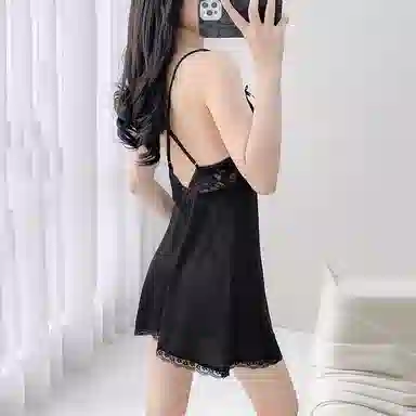 潞优野 带胸垫纯欲风舒适亲肤睡衣套装 女款