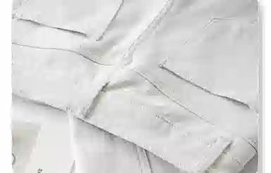 潞优野 时尚舒适百搭牛仔裤 女款 白色