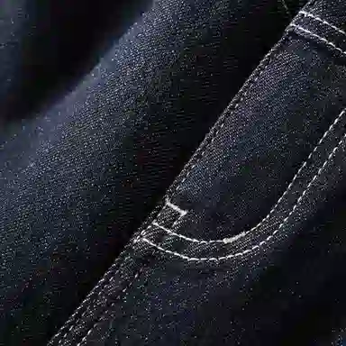 潞优野 直腿适中宽松牛仔裤 女款 蓝色