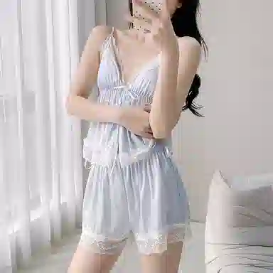 潞优野 纯欲休闲时尚舒适睡衣套装 女款