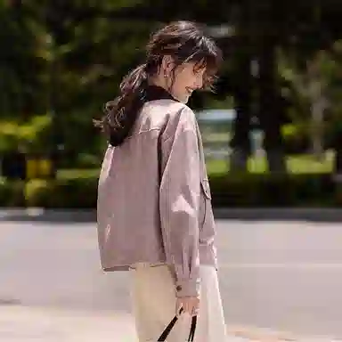 潞优野 简约优雅百搭牛仔外套 女款