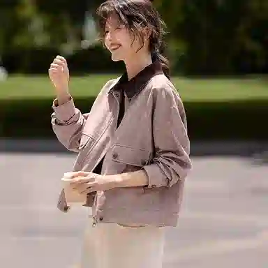 潞优野 简约优雅百搭牛仔外套 女款