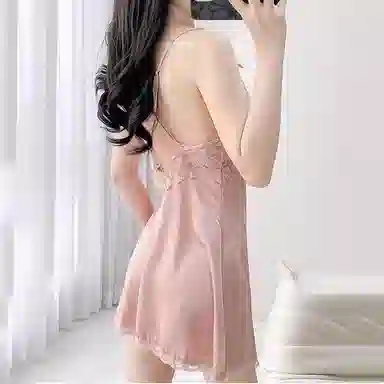 潞优野 带胸垫纯欲风舒适亲肤睡衣套装 女款