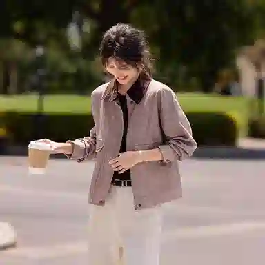 潞优野 简约优雅百搭牛仔外套 女款