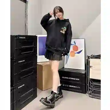 VICKI BROWN Martin Boots Black