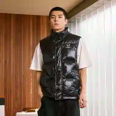 VEIDOORN Puffer Vest Black