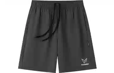 VEIDOORN Black Sports Shorts