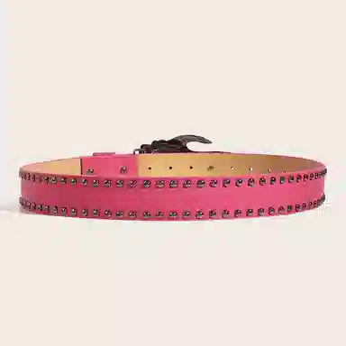 JKEM Y2K Skull Heart Belt