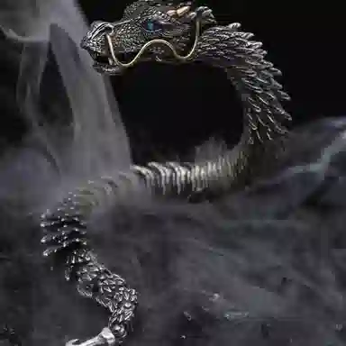 JKEM Dragon Brass Bracelet