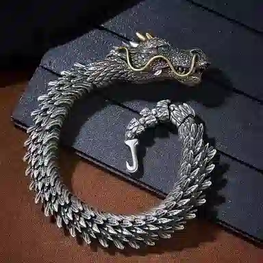 JKEM Dragon Brass Bracelet