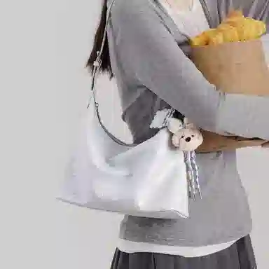 TOUTOU Crayon Dog Shoulder Bag Cream White