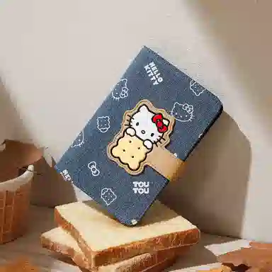 TOUTOU Hellkitty Passport Wallet Denim Blue