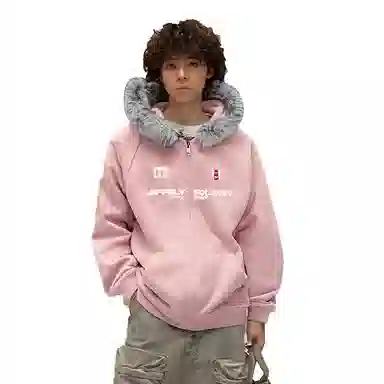 Jifffly Basic Logo Zip Hoodie