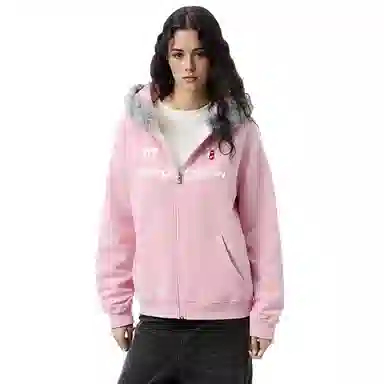 Jifffly Basic Logo Zip Hoodie