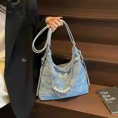 布依诺 高级感蝴蝶百搭通勤 牛津布 托特包斜挎双肩单肩包 女款 多色