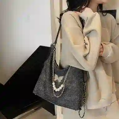 布依诺 高级感蝴蝶百搭通勤 牛津布 托特包斜挎双肩单肩包 女款 多色