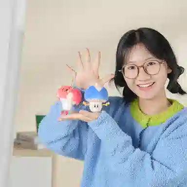 POTDEMIEL Mushroom Plush Keychain