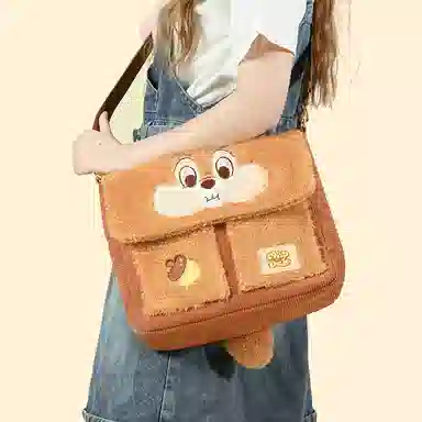 POTDEMIEL Disney Strawberry Bear Shoulder Bag