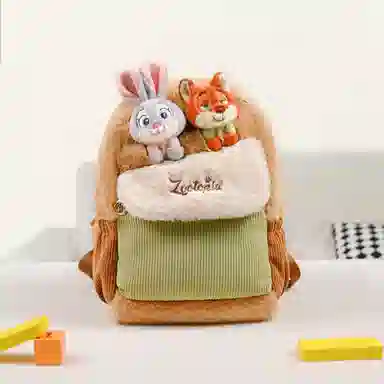 POTDEMIEL Zootopia Judy Nick Plush Backpack