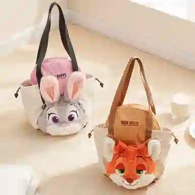 POTDEMIEL Zootopia Judy Nick Shoulder Bag