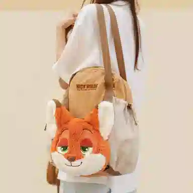 POTDEMIEL Zootopia Judy Nick Shoulder Bag