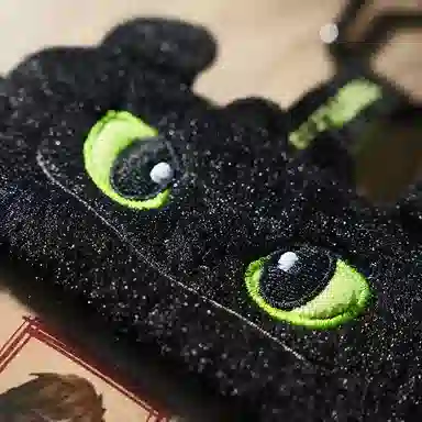 POTDEMIEL Night Fury Plush Card Holder