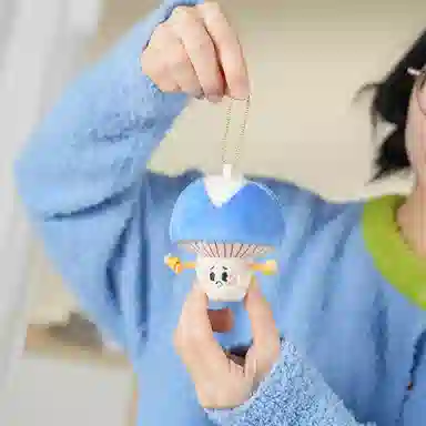 POTDEMIEL Mushroom Plush Keychain