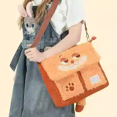 POTDEMIEL Disney Strawberry Bear Shoulder Bag