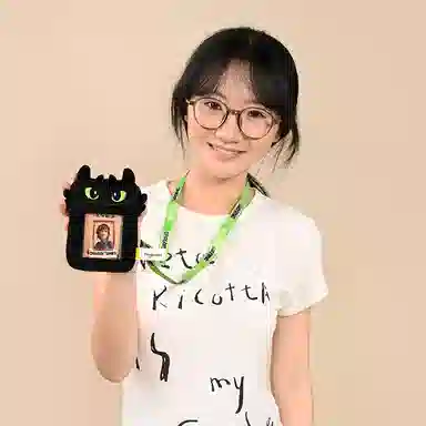 POTDEMIEL Night Fury Plush Card Holder