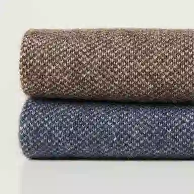 玖慕 秋冬季厚保暖送礼爸爸男朋友高档礼盒 绒线围巾 男款