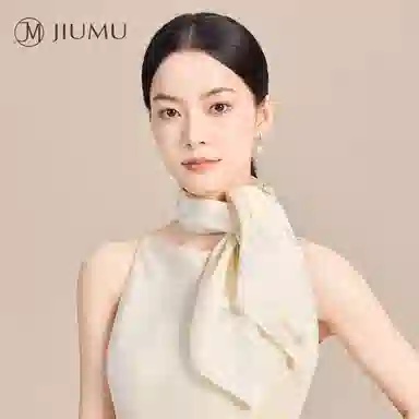 玖慕 国风方巾丝绸披肩真丝 桑蚕丝 丝巾 女款