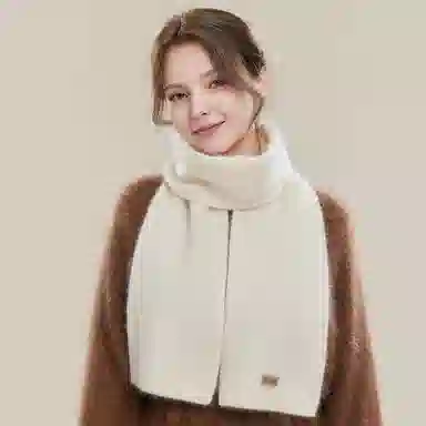 玖慕 加厚保暖 山羊绒 绒线围巾 女款