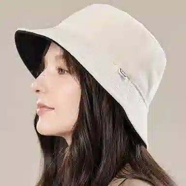 玖慕 秋冬 黑色保暖 涤纶 渔夫帽 女款