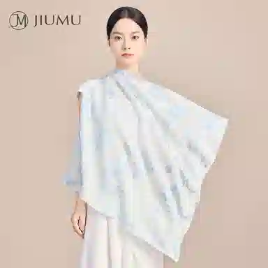 玖慕 国风方巾 桑蚕丝 丝巾 女款