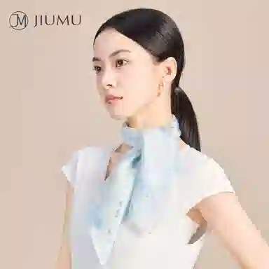 玖慕 国风方巾 桑蚕丝 丝巾 女款