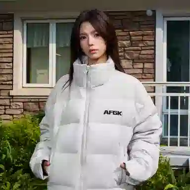 AFGK FW24 Letter Logo Down Jacket