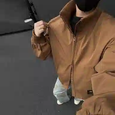 KOKO BASE Barn Wind Retro Short Down Jacket