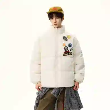 KOKO BASE Bomber Puffer Jacket