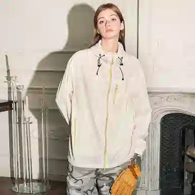 城市与美式户外多功能轻薄连帽凉感速干防紫外线情侣款外套防晒服 男女同款