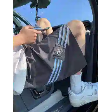 PANDA ADEVIL Summer Striped Shorts