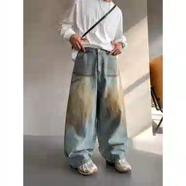 PANDA ADEVIL Devil Graffiti Jeans