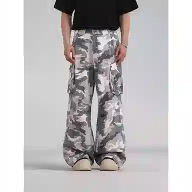 PANDA ADEVIL Camouflage Cargo Pants