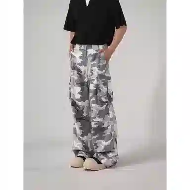 PANDA ADEVIL Camouflage Cargo Pants