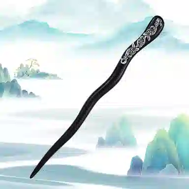 华髻 中国风玫瑰花古风头饰 现代国潮 日常盘发 简约气质 小众设计 发簪 女款 礼物