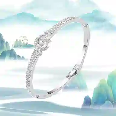 华髻 新中式国潮星月 轻奢 气质 欧美高级感 手镯 女款